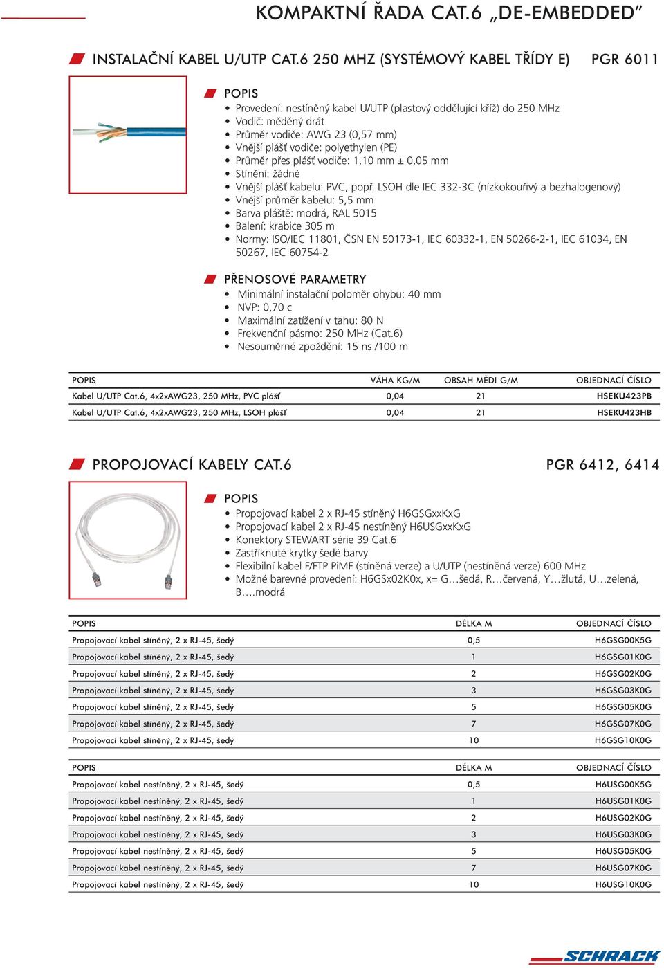 (PE) Průměr přes plášť vodiče: 1,10 mm ± 0,05 mm Stínění: žádné Vnější plášť kabelu: PVC, popř.