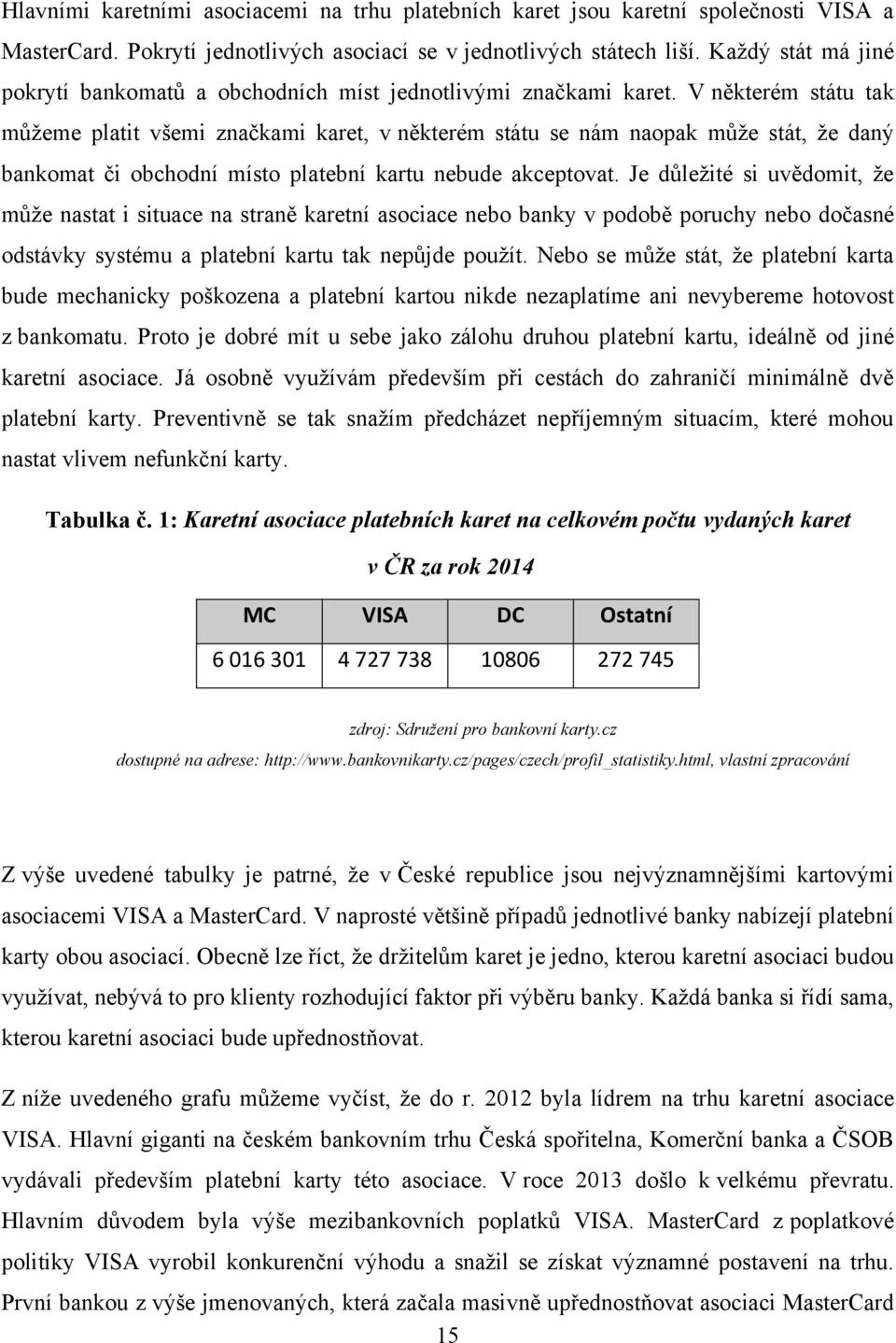 V některém státu tak můţeme platit všemi značkami karet, v některém státu se nám naopak můţe stát, ţe daný bankomat či obchodní místo platební kartu nebude akceptovat.