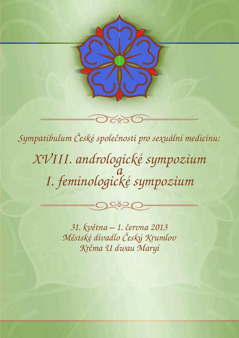 feminologické sympozium 31. května 1.