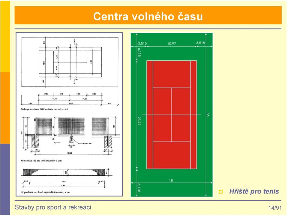 tenis Stavby pro