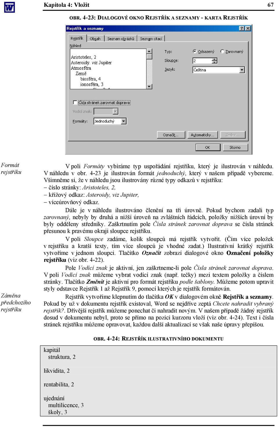4-23 je ilustrován formát jednoduchý, který v našem případě vybereme.