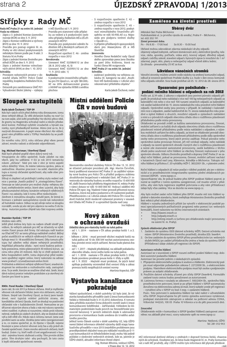 9. 2012 - Zápis z jednání Komi