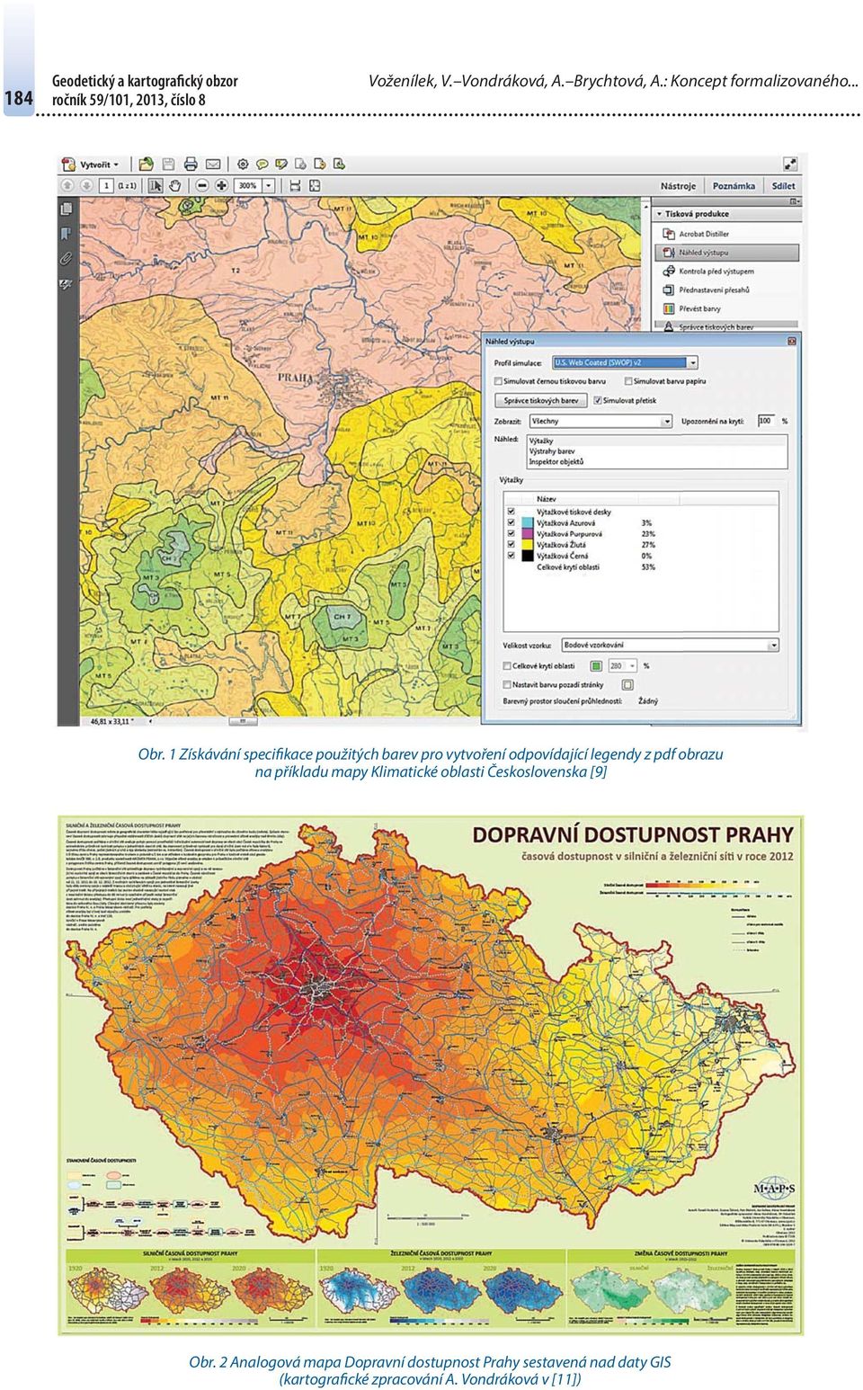 1 Získávání specifikace použitých barev pro vytvoření odpovídající legendy z pdf obrazu na