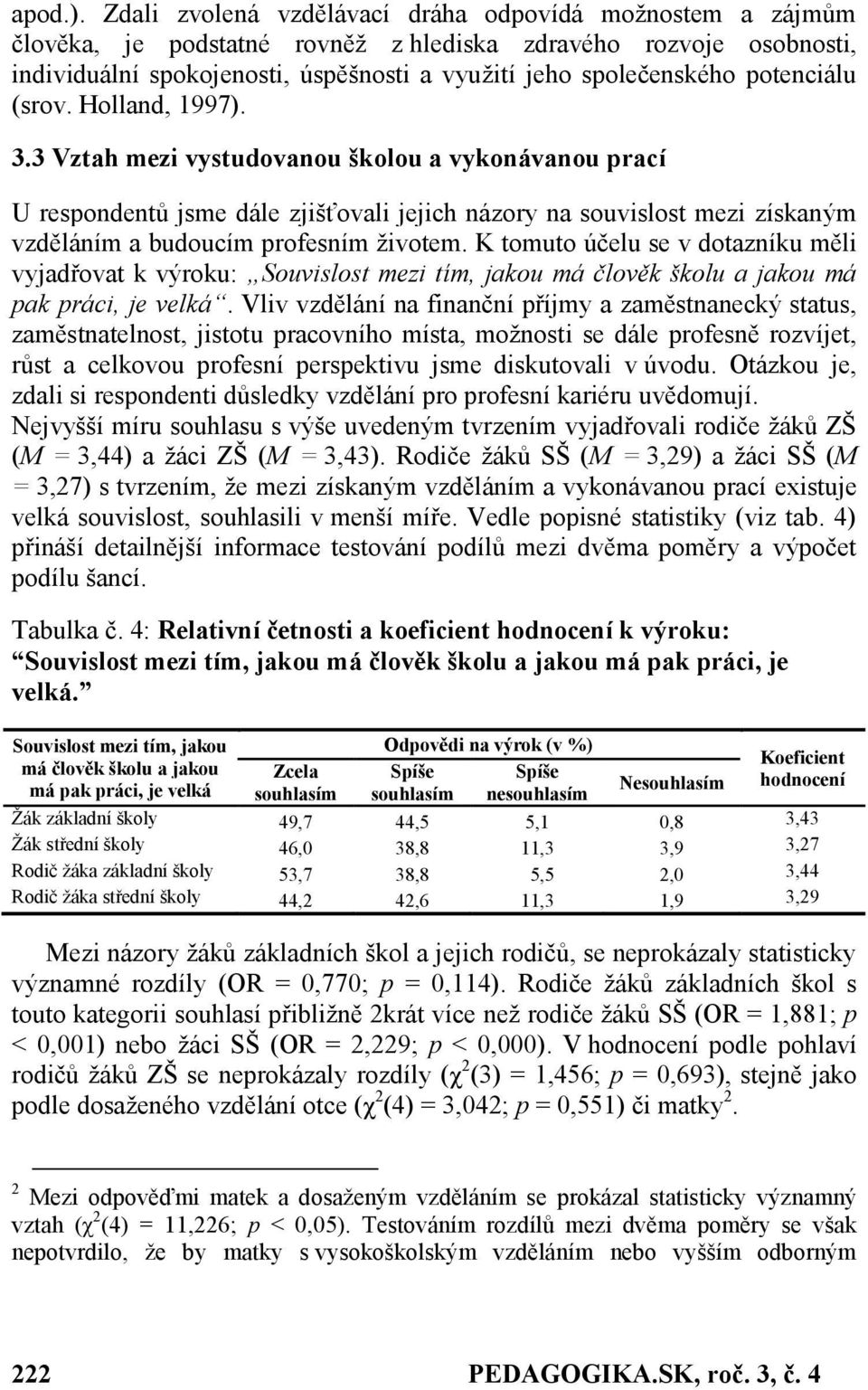 potenciálu (srov. Holland, 1997). 3.