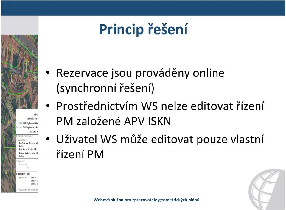 WS nelze editovat řízení PM založené APV