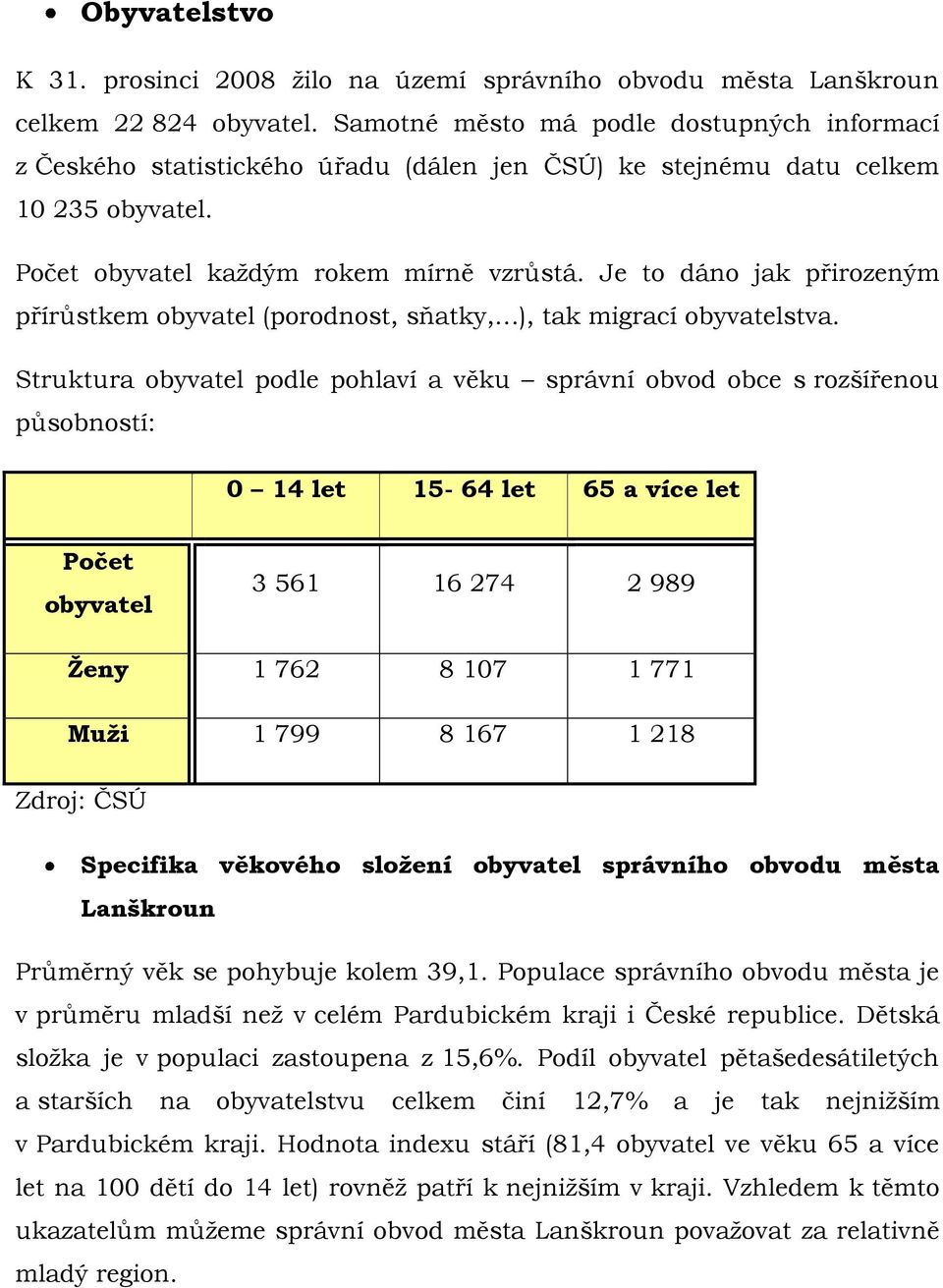 Je to dáno jak přirozeným přírůstkem obyvatel (porodnost, sňatky, ), tak migrací obyvatelstva.