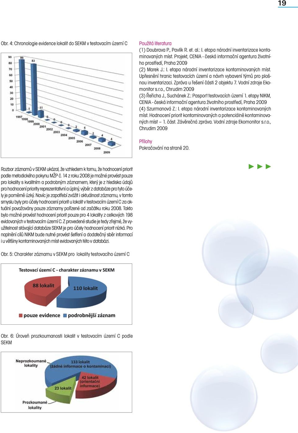 Upřesnění hranic testovacích území a návrh vybavení týmů pro plošnou inventarizaci. Zpráva u řešení části 2 objektu 7. Vodní zdroje Ekomonitor s.r.o., Chrudim 2009 (3) Řeřicha J., Suchánek Z.