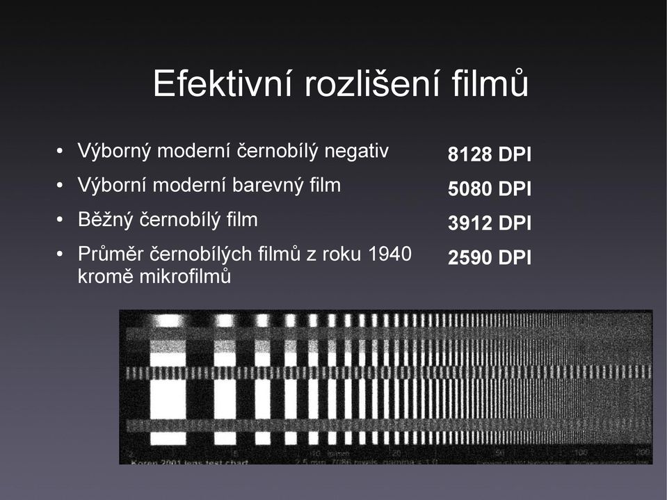 barevný film 5080 DPI Běžný černobílý film 3912