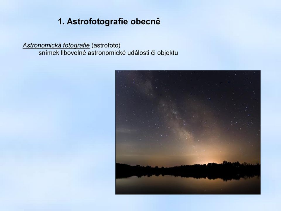 (astrofoto) snímek