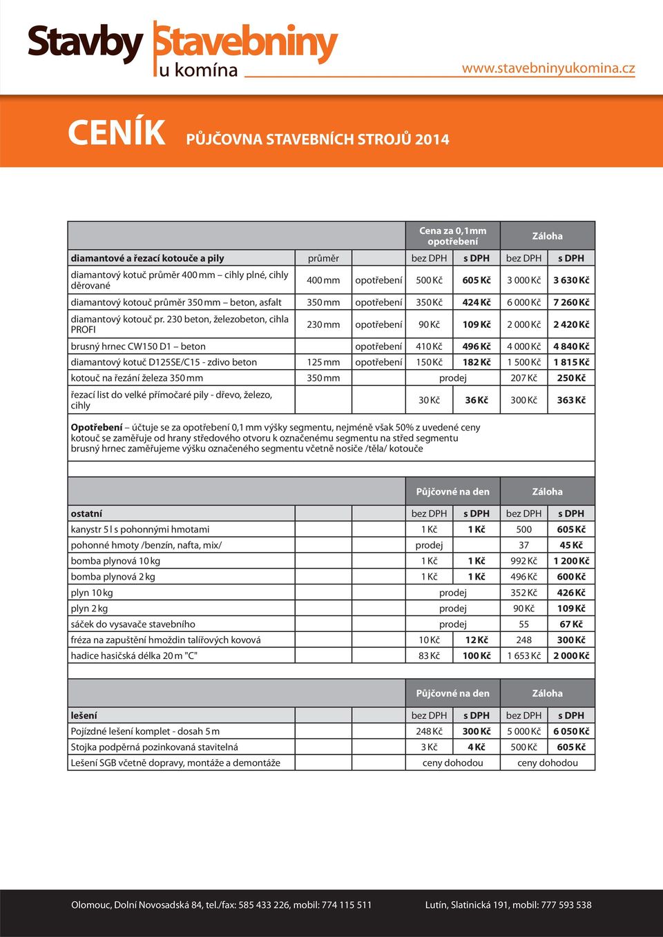 230 beton, železobeton, cihla PROFI 230 mm opotřebení 90 Kč 109 Kč 2 000 Kč 2 420 Kč brusný hrnec CW150 D1 beton opotřebení 410 Kč 496 Kč 4 000 Kč 4 840 Kč diamantový kotuč D125SE/C15 - zdivo beton