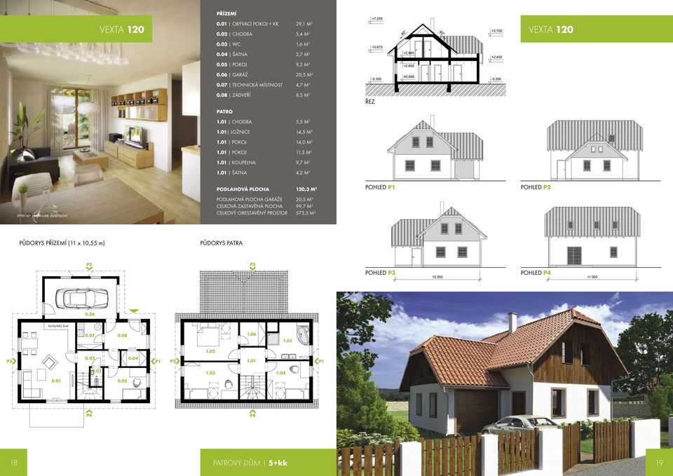 01 POKOJ 14,0 M 2 1.01 POKOJ 11,3 M 2 1.01 KOUPELNA 9,7 M 2 1.