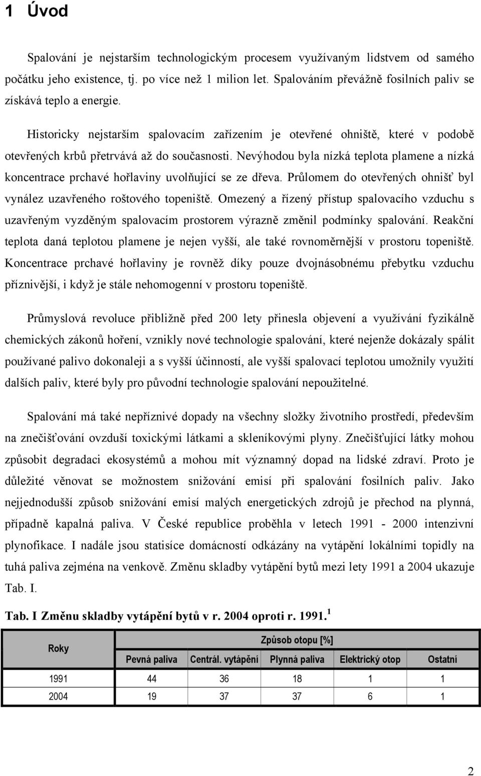 Nevýhodou byla nízká teplota plamene a nízká koncentrace prchavé hořlaviny uvolňující se ze dřeva. Průlomem do otevřených ohnišť byl vynález uzavřeného roštového topeniště.