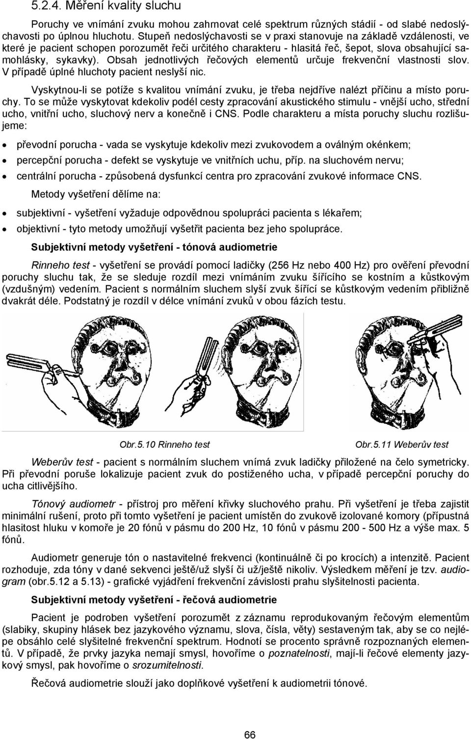 Obsah jednotlivých řečových elementů určuje frekvenční vlastnosti slov. V případě úplné hluchoty pacient neslyší nic.