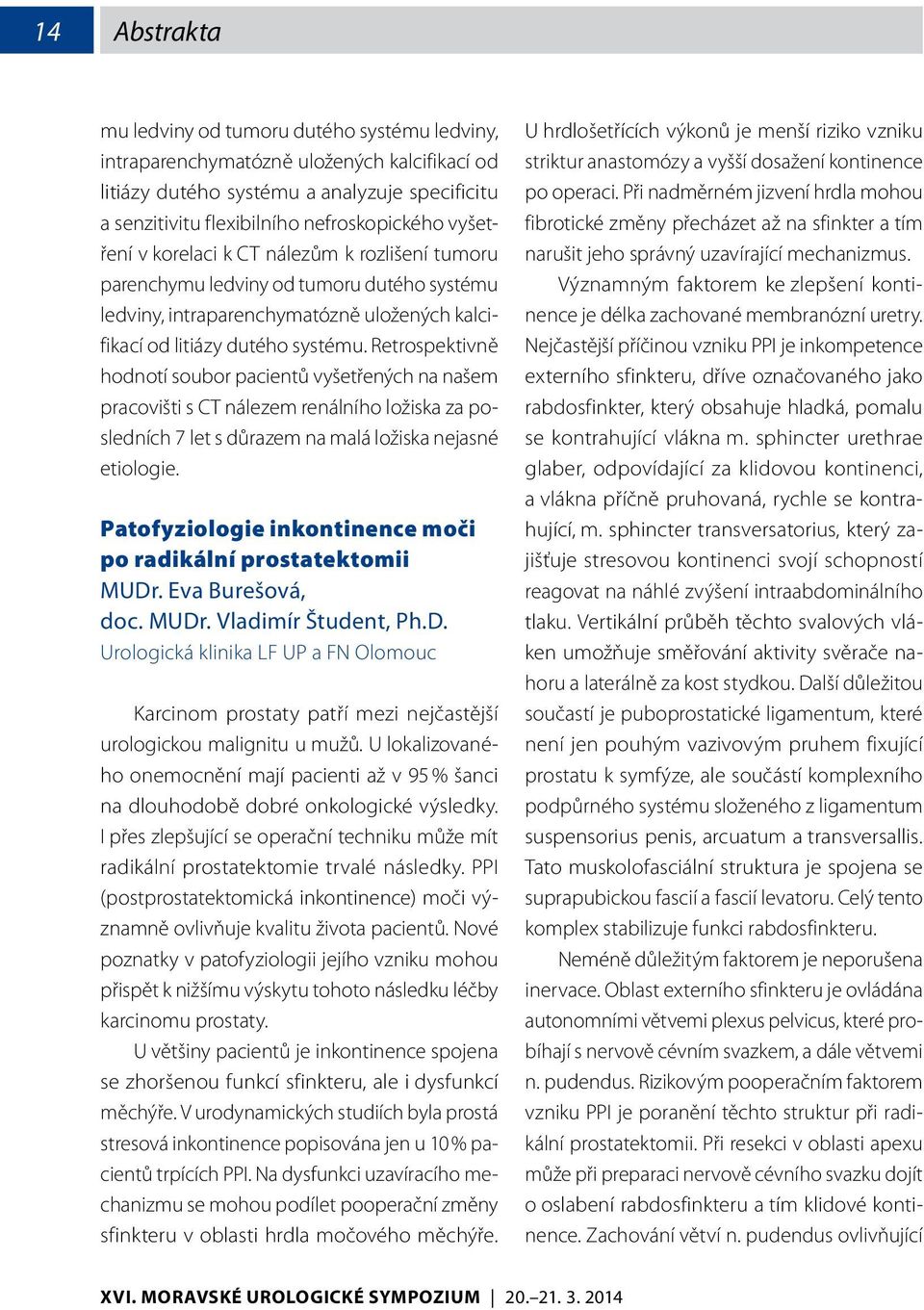 Retrospektivně hodnotí soubor pacientů vyšetřených na našem pracovišti s CT nálezem renálního ložiska za posledních 7 let s důrazem na malá ložiska nejasné etiologie.