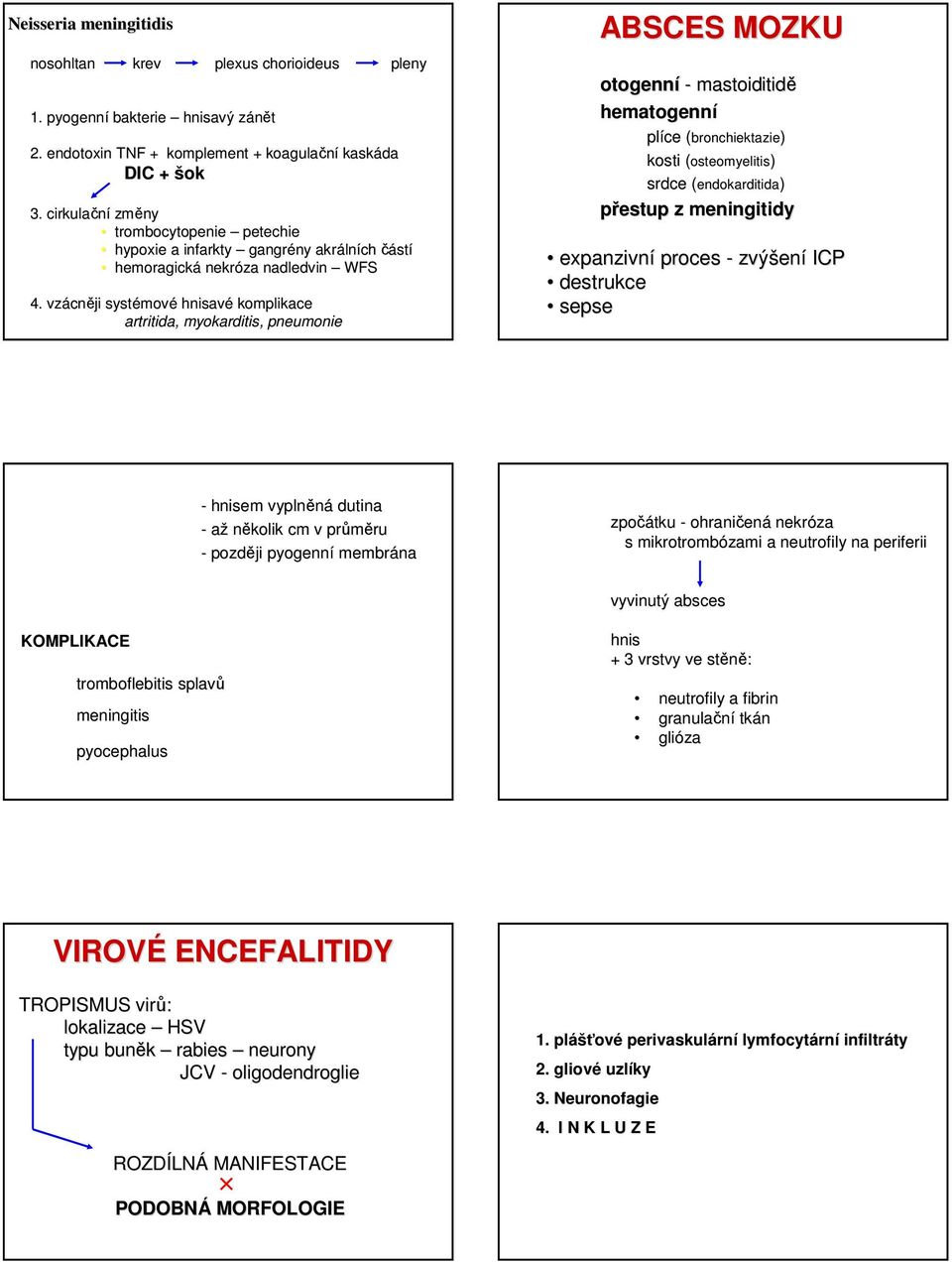 vzácn cněji systémov mové hnisavé komplikace artritida, myokarditis, pneumonie ABSCES MOZKU otogenní - mastoiditidě hematogenní plíce (bronchiektazie) kosti (osteomyelitis) srdce (endokarditida)