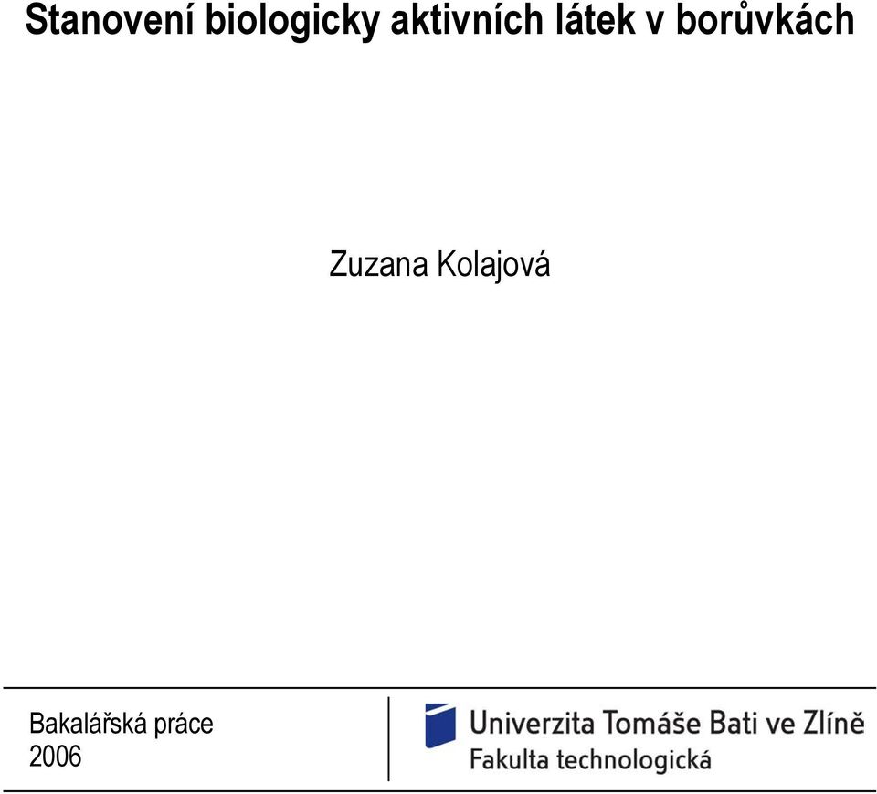 borůvkách Zuzana