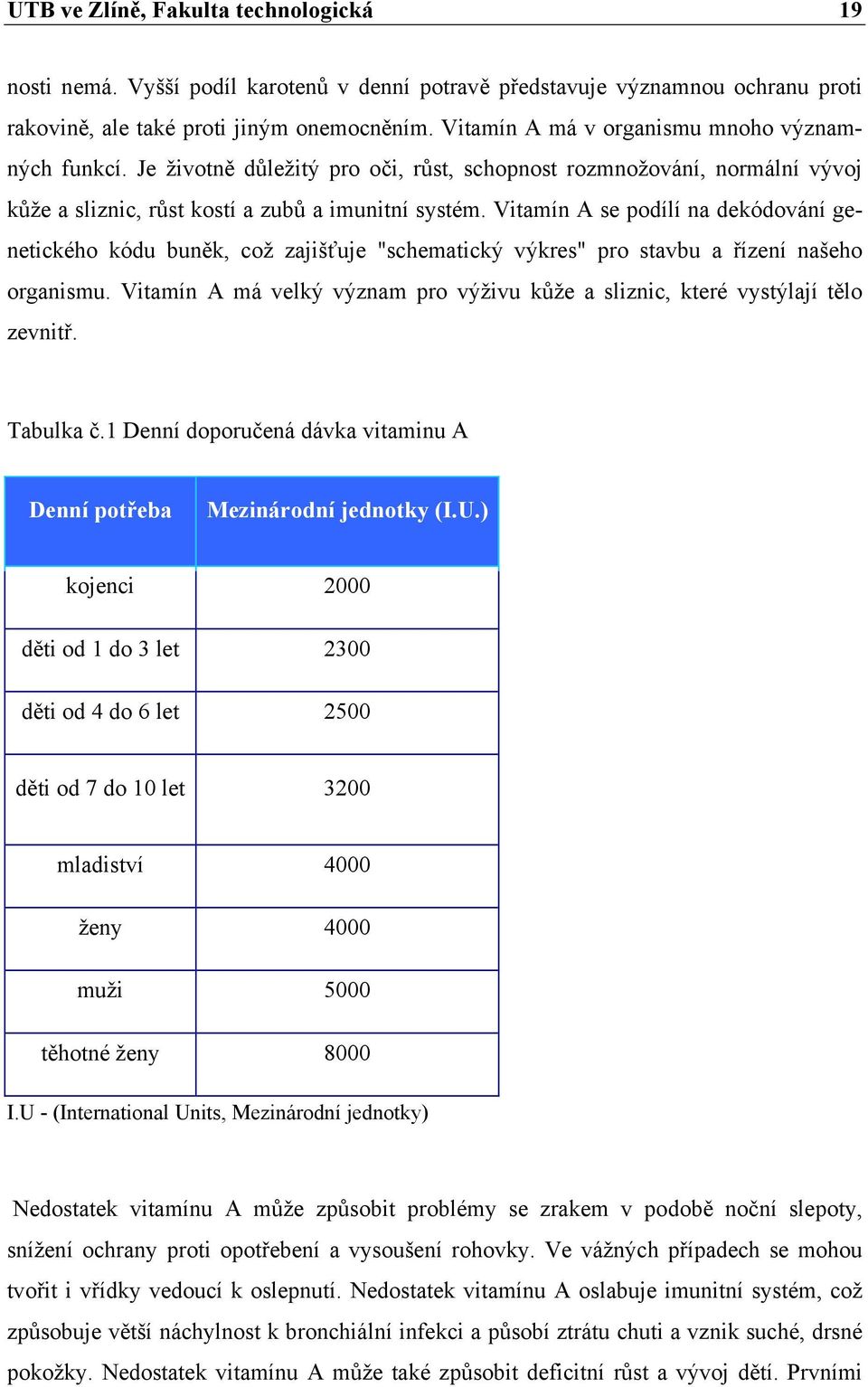 Vitamín A se podílí na dekódování genetického kódu buněk, což zajišťuje "schematický výkres" pro stavbu a řízení našeho organismu.