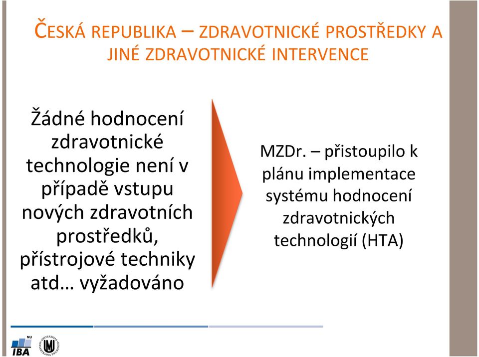 zdravotních prostředků, přístrojové techniky atd vyžadováno MZDr.