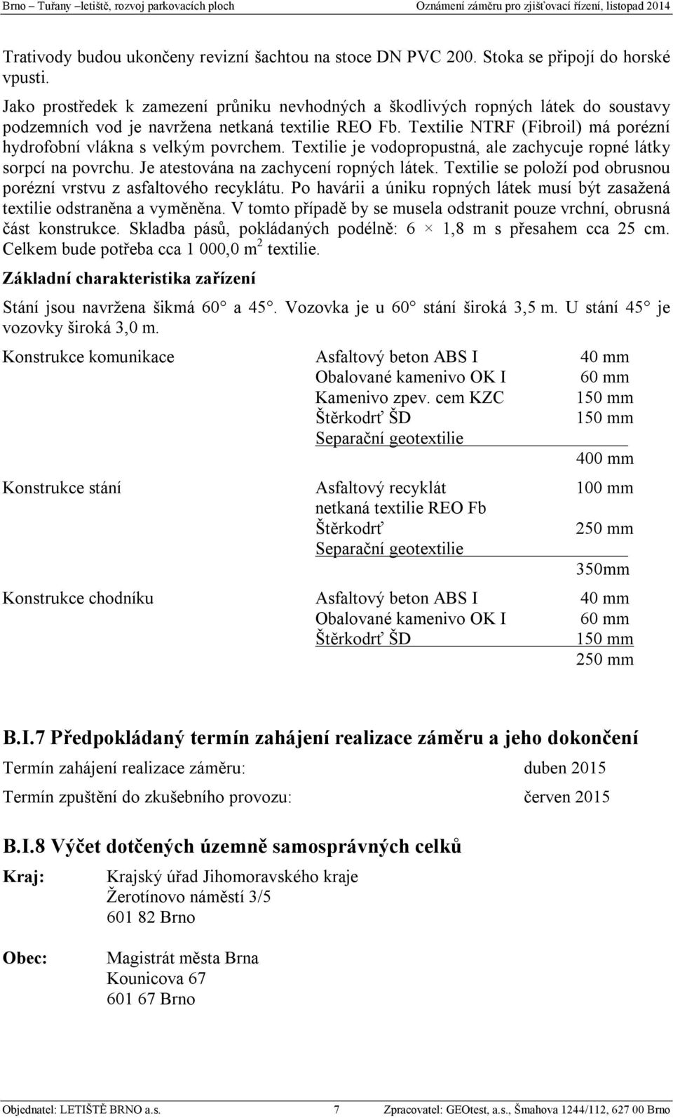 Textilie NTRF (Fibroil) má porézní hydrofobní vlákna s velkým povrchem. Textilie je vodopropustná, ale zachycuje ropné látky sorpcí na povrchu. Je atestována na zachycení ropných látek.