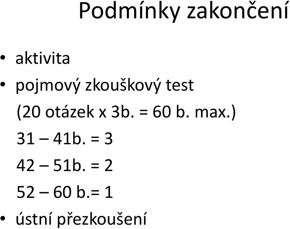 x 3b. = 60 b. max.) 31 41b.