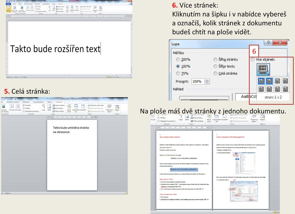 dokumentu budeš chtít na ploše vidět. 6 5.