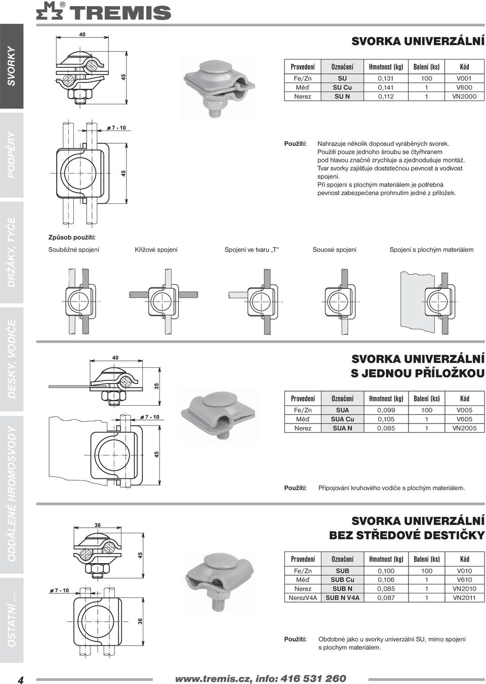 Při spojení s plochým materiálem je potřebná pevnost zabezpečena prohnutím jedné z příložek.