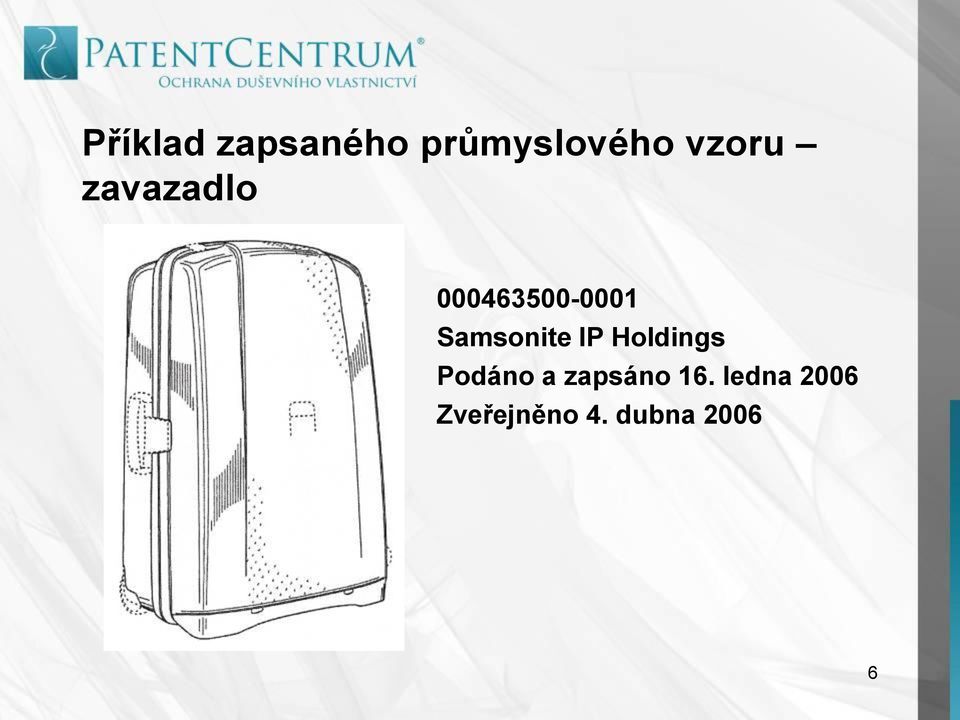 Samsonite IP Holdings Podáno a