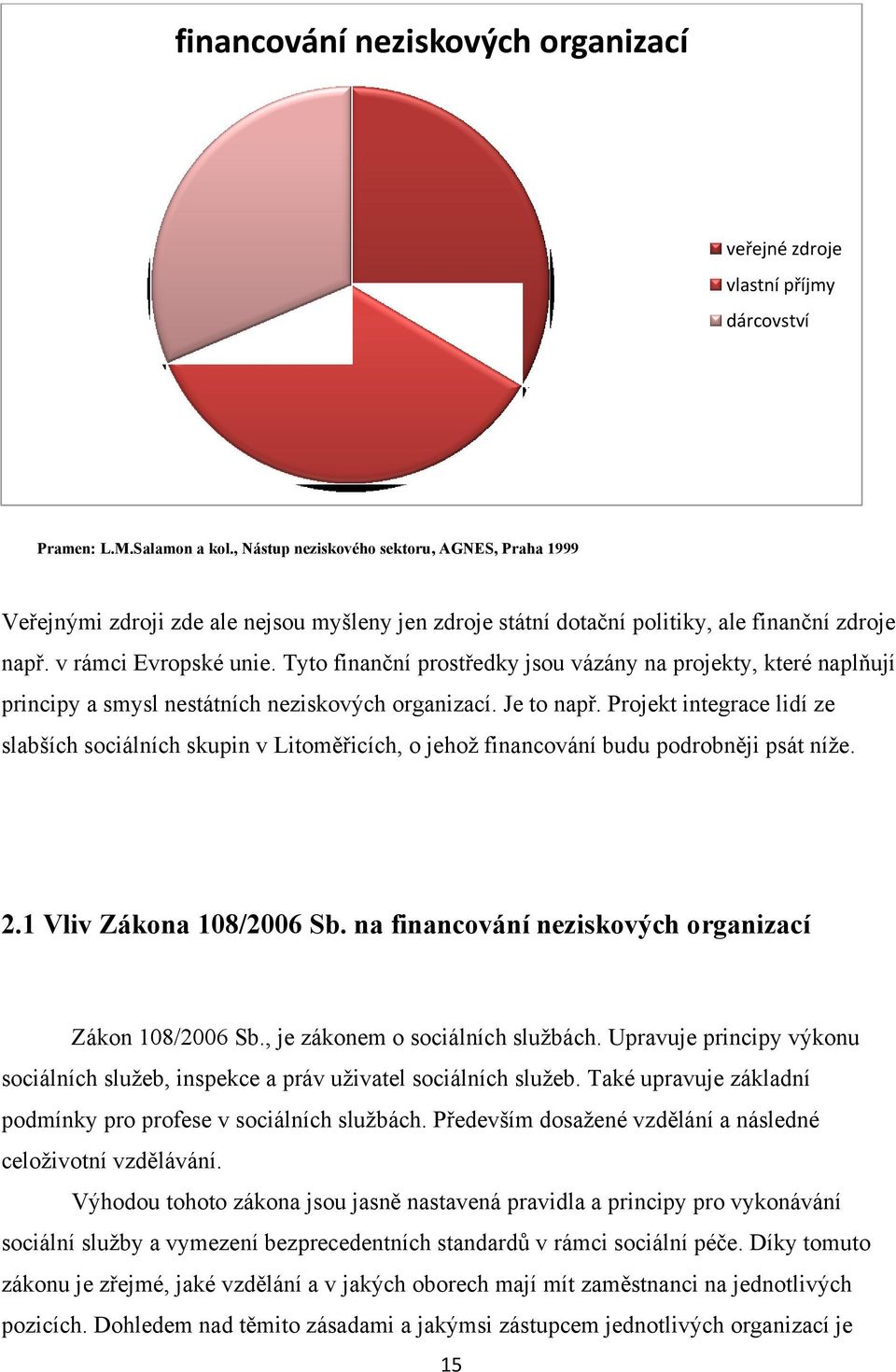 Tyto finanční prostředky jsou vázány na projekty, které naplňují principy a smysl nestátních neziskových organizací. Je to např.