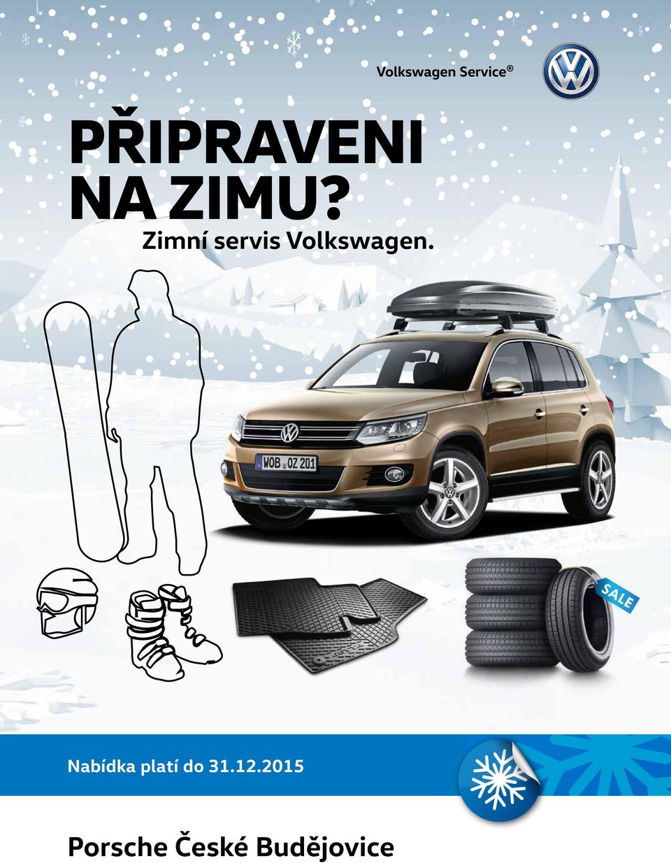 Zimní servis Volkswagen.