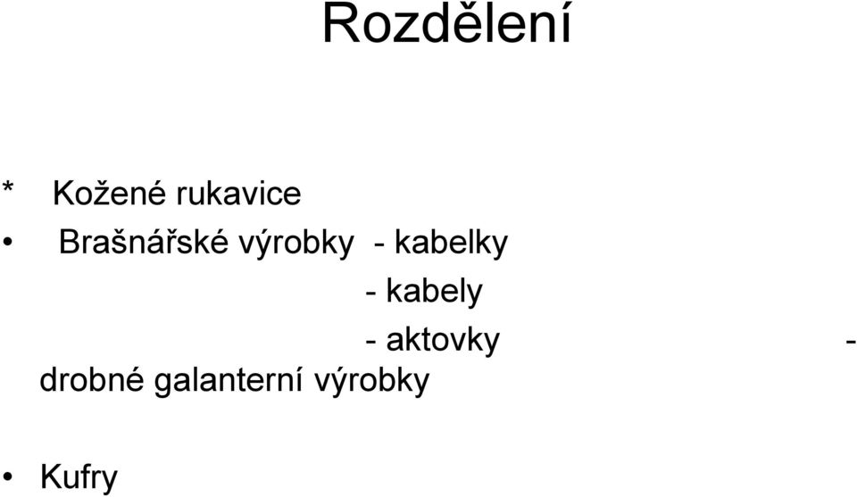 kabelky - kabely - aktovky