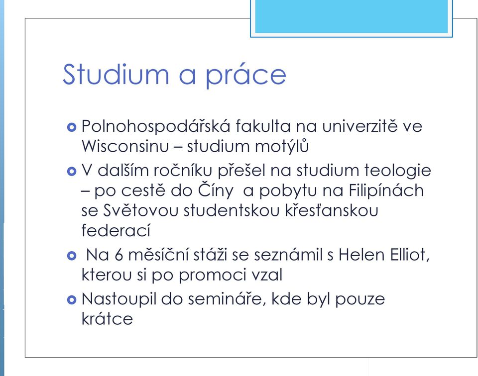 Filipínách se Světovou studentskou křesťanskou federací Na 6 měsíční stáži se