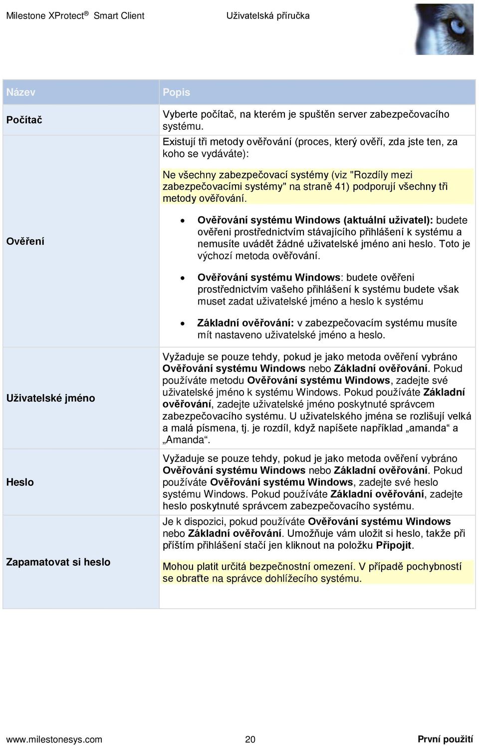 tři metody ověřování. Ověření Ověřování systému Windows (aktuální uživatel): budete ověřeni prostřednictvím stávajícího přihlášení k systému a nemusíte uvádět žádné uživatelské jméno ani heslo.