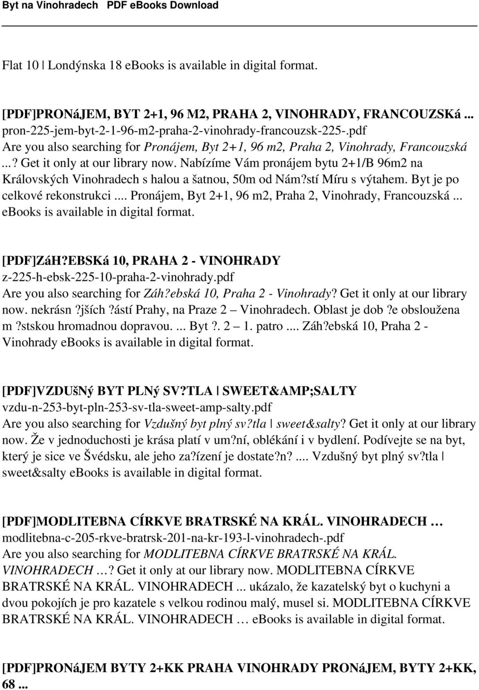 Nabízíme Vám pronájem bytu 2+1/B 96m2 na Královských Vinohradech s halou a šatnou, 50m od Nám?stí Míru s výtahem. Byt je po celkové rekonstrukci.