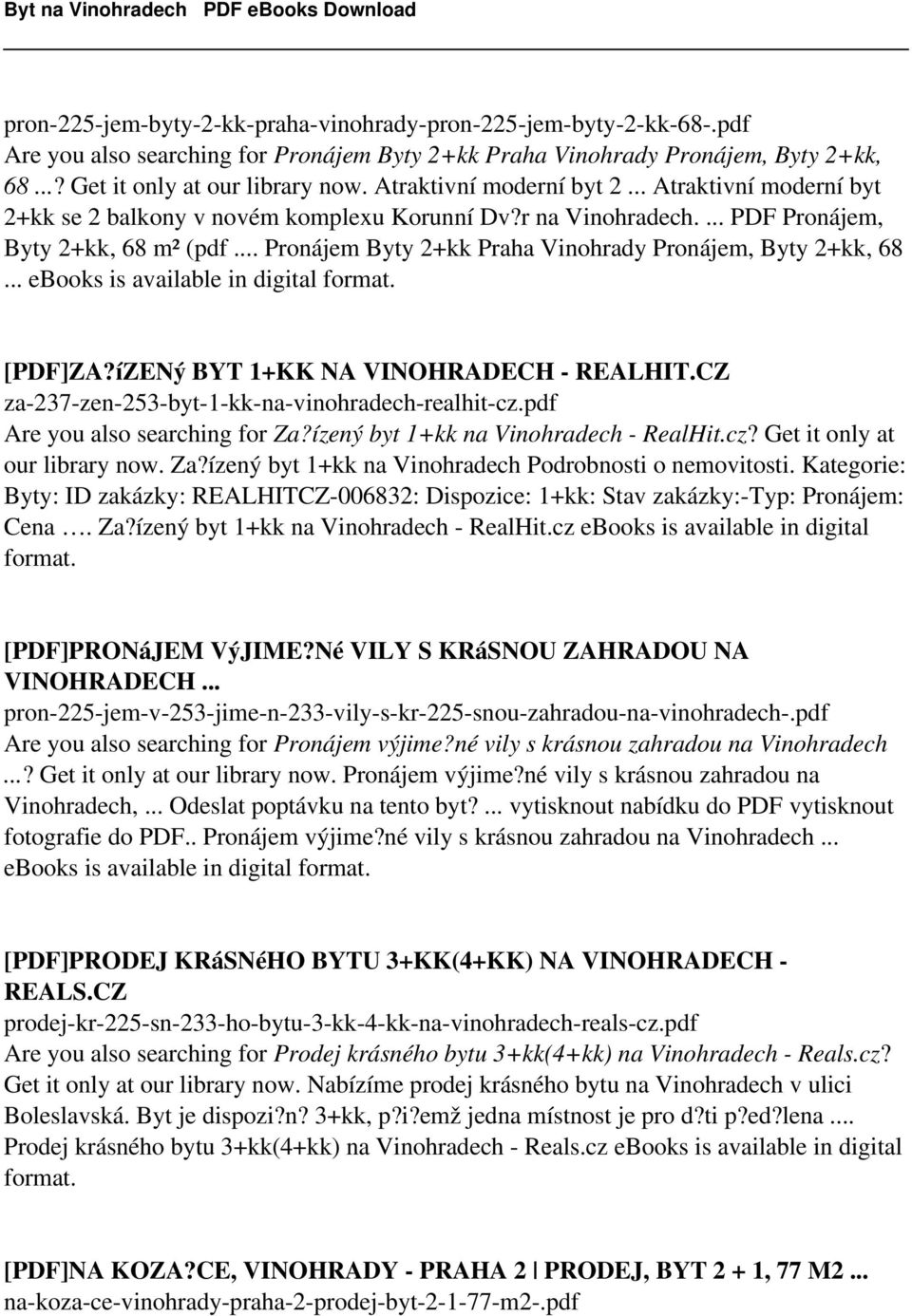 .. Pronájem Byty 2+kk Praha Vinohrady Pronájem, Byty 2+kk, 68... ebooks is [PDF]ZA?íZENý BYT 1+KK NA VINOHRADECH - REALHIT.CZ za-237-zen-253-byt-1-kk-na-vinohradech-realhit-cz.