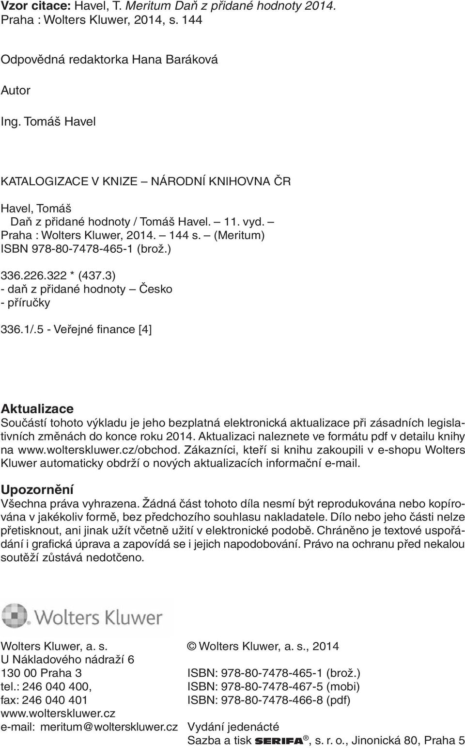 322 * (437.3) - daň z přidané hodnoty Česko - příručky 336.1/.