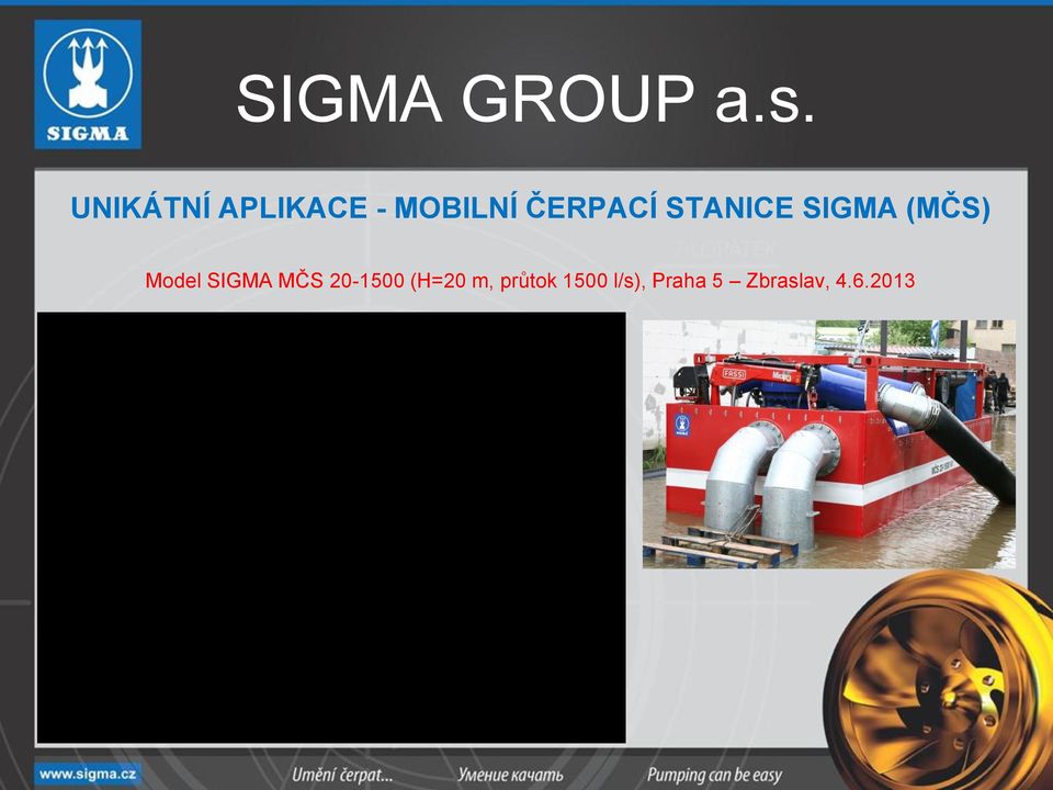 SIGMA MČS 20-1500 (H=20 m, průtok