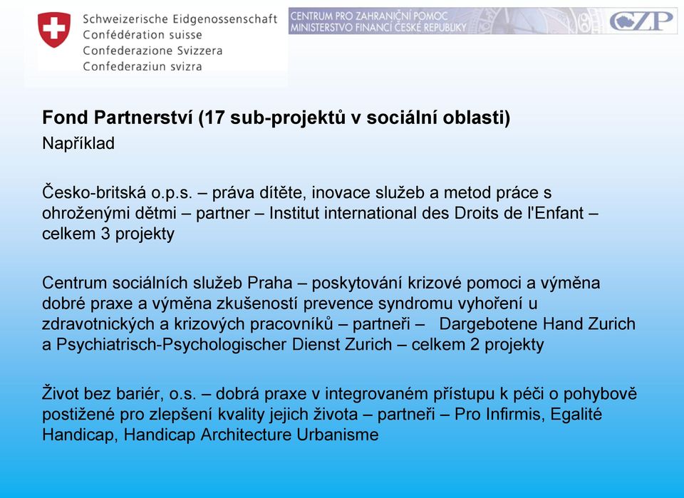 b-projektů v so