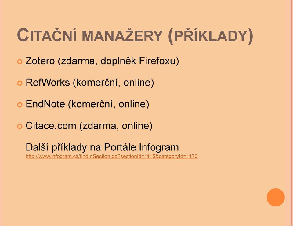 com (zdarma, online) Další příklady na Portále Infogram