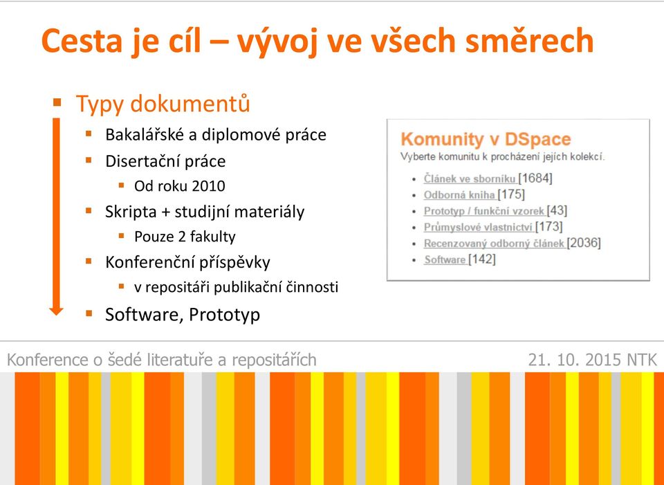 2010 Skripta + studijní materiály Pouze 2 fakulty