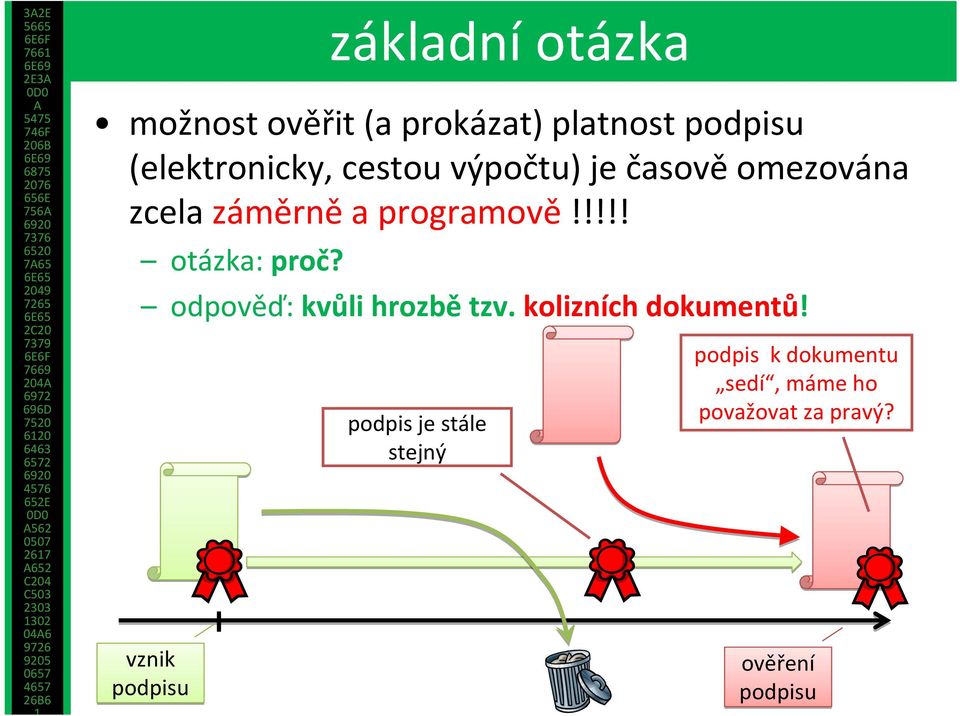 !!!! otázka: proč? odpověď: kvůli hrozbě tzv. kolizních dokumentů!