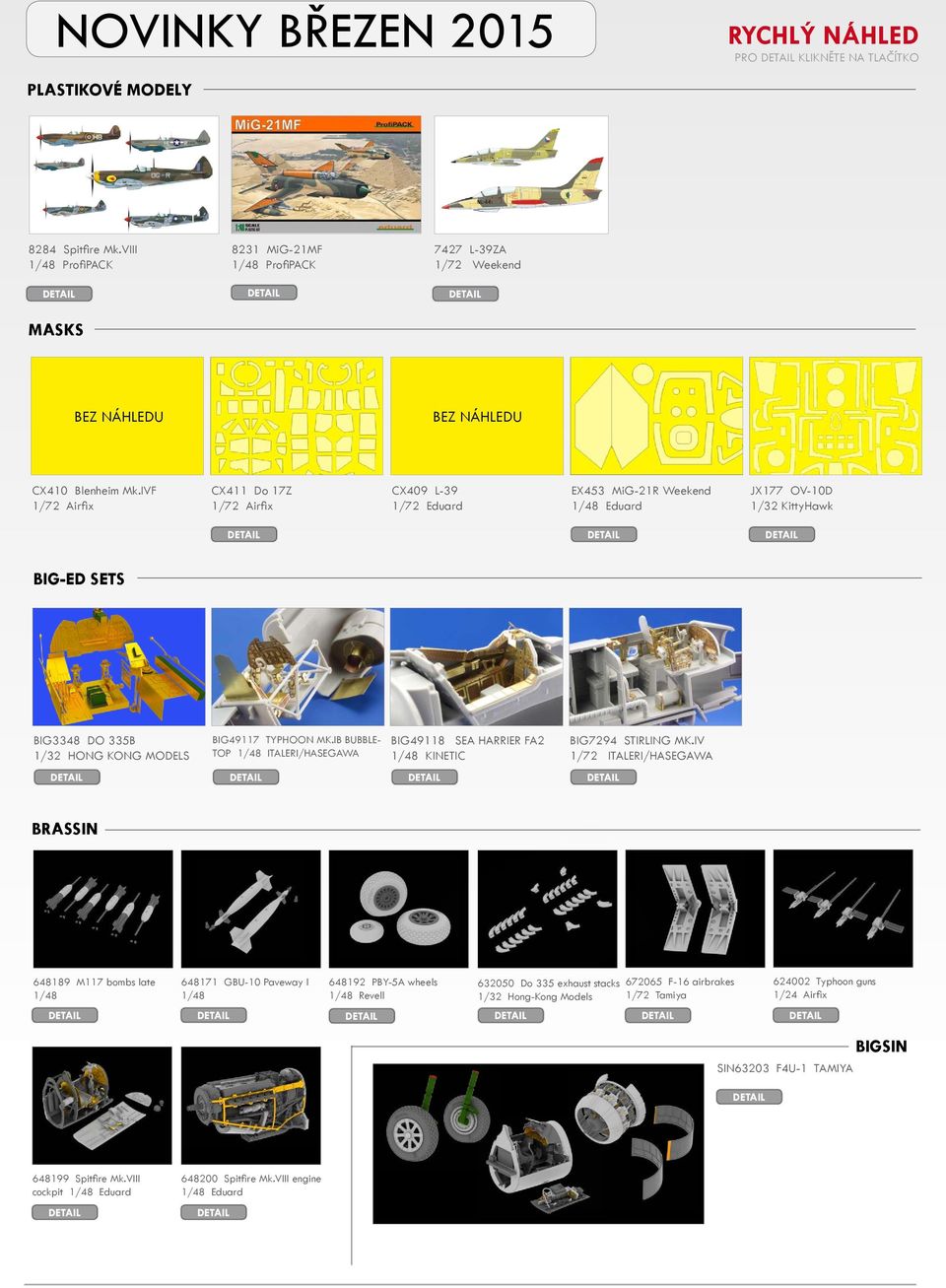 IB BUBBLE- TOP 1/48 ITALERI/HASEGAWA BIG49118 SEA HARRIER FA2 1/48 KINETIC BIG7294 STIRLING MK.