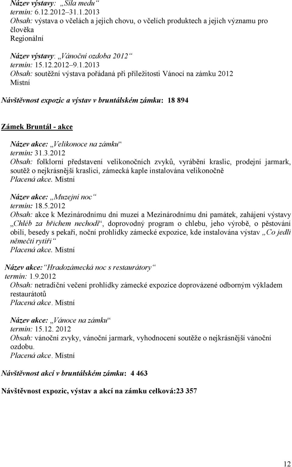 termín: 31.3.2012 Obsah: folklorní pedstavení velikonobních zvykh, vyrábní kraslic, prodejní jarmark, soutl o nejkrásnjší kraslici, zámecká kaple instalována velikonobn Placená akce.