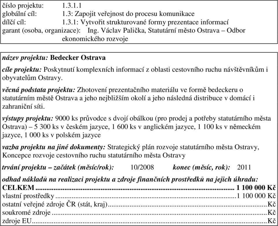 obyvatelům Ostravy.