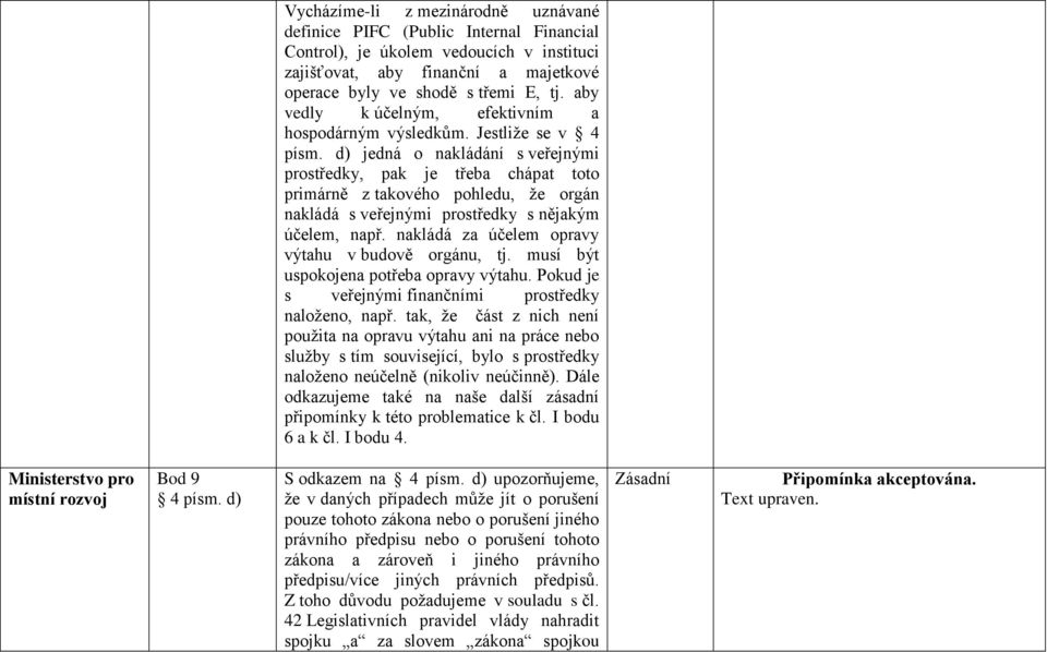 d) jedná o nakládání s veřejnými prostředky, pak je třeba chápat toto primárně z takového pohledu, že orgán nakládá s veřejnými prostředky s nějakým účelem, např.