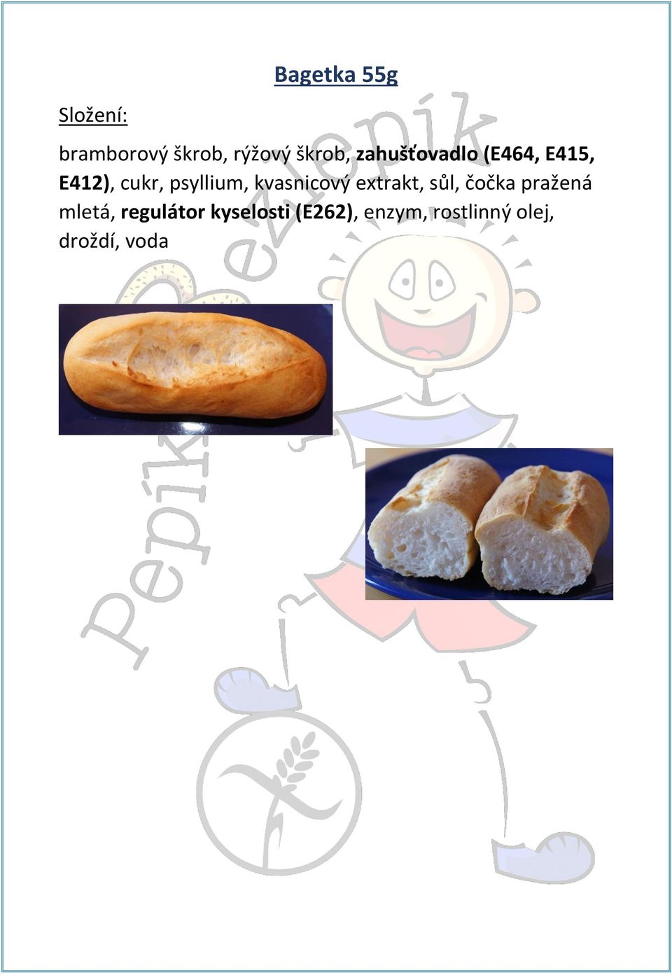 kvasnicový extrakt, sůl, čočka pražená mletá,