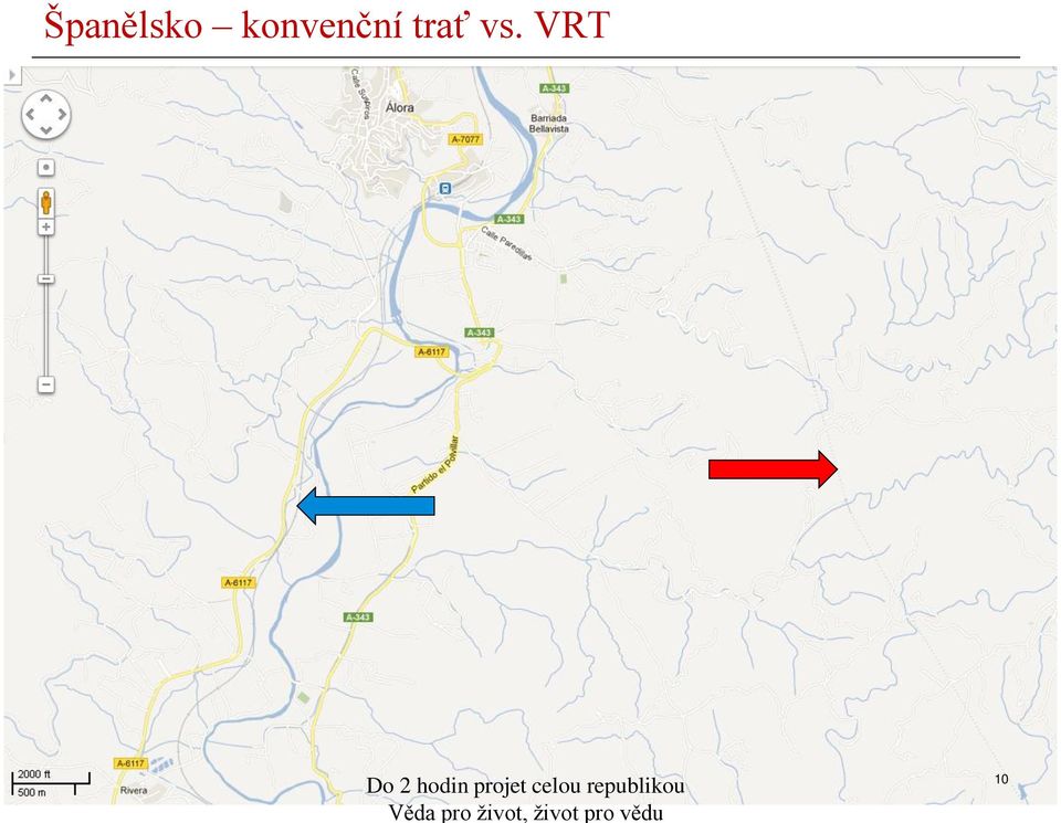 trať vs.