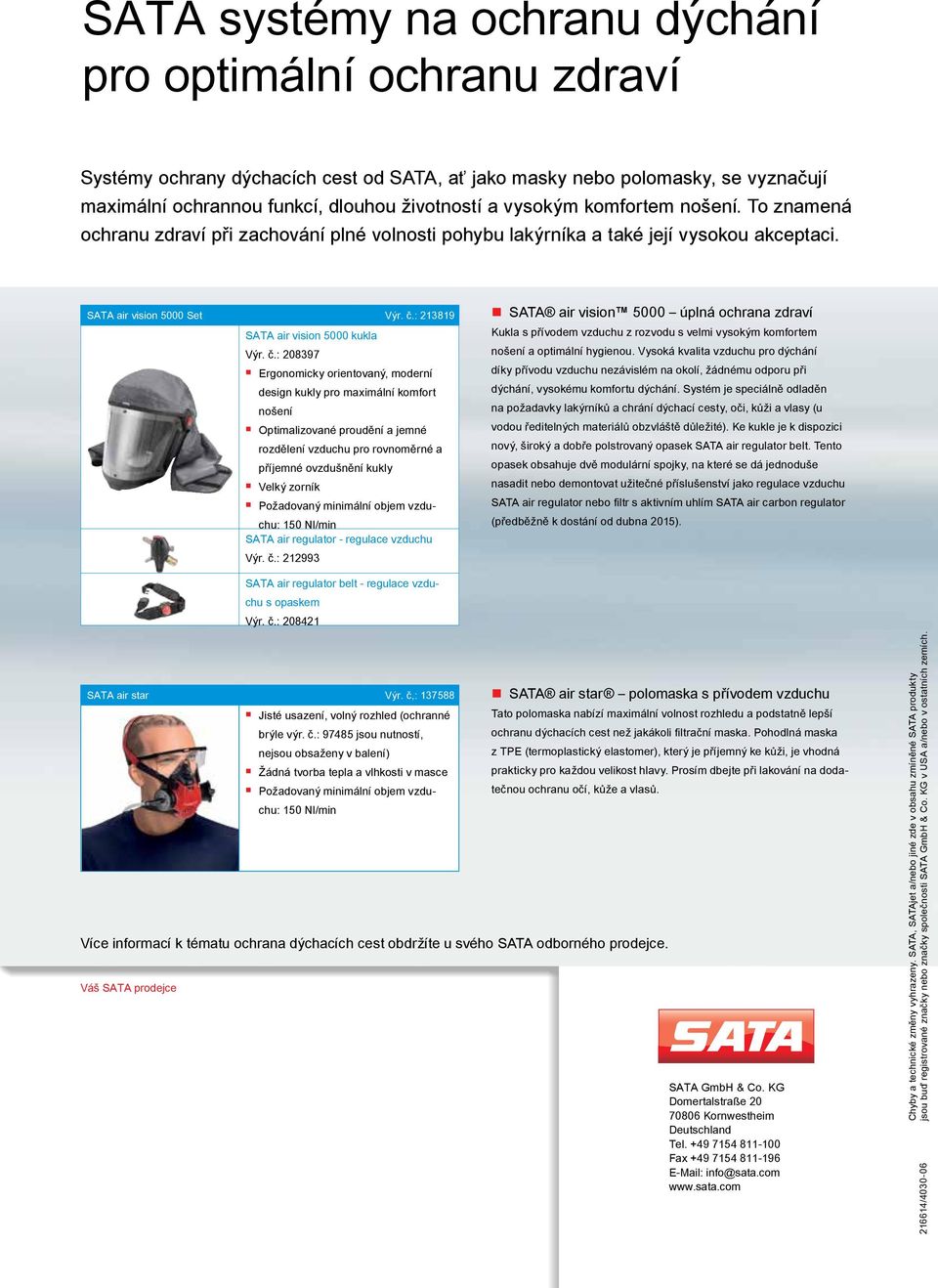 : SATA air vision 000 kukla Výr. č.