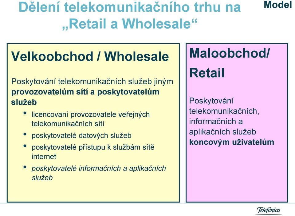 sítí poskytovatelé datových služeb poskytovatelé přístupu k službám sítě internet poskytovatelé informačních a