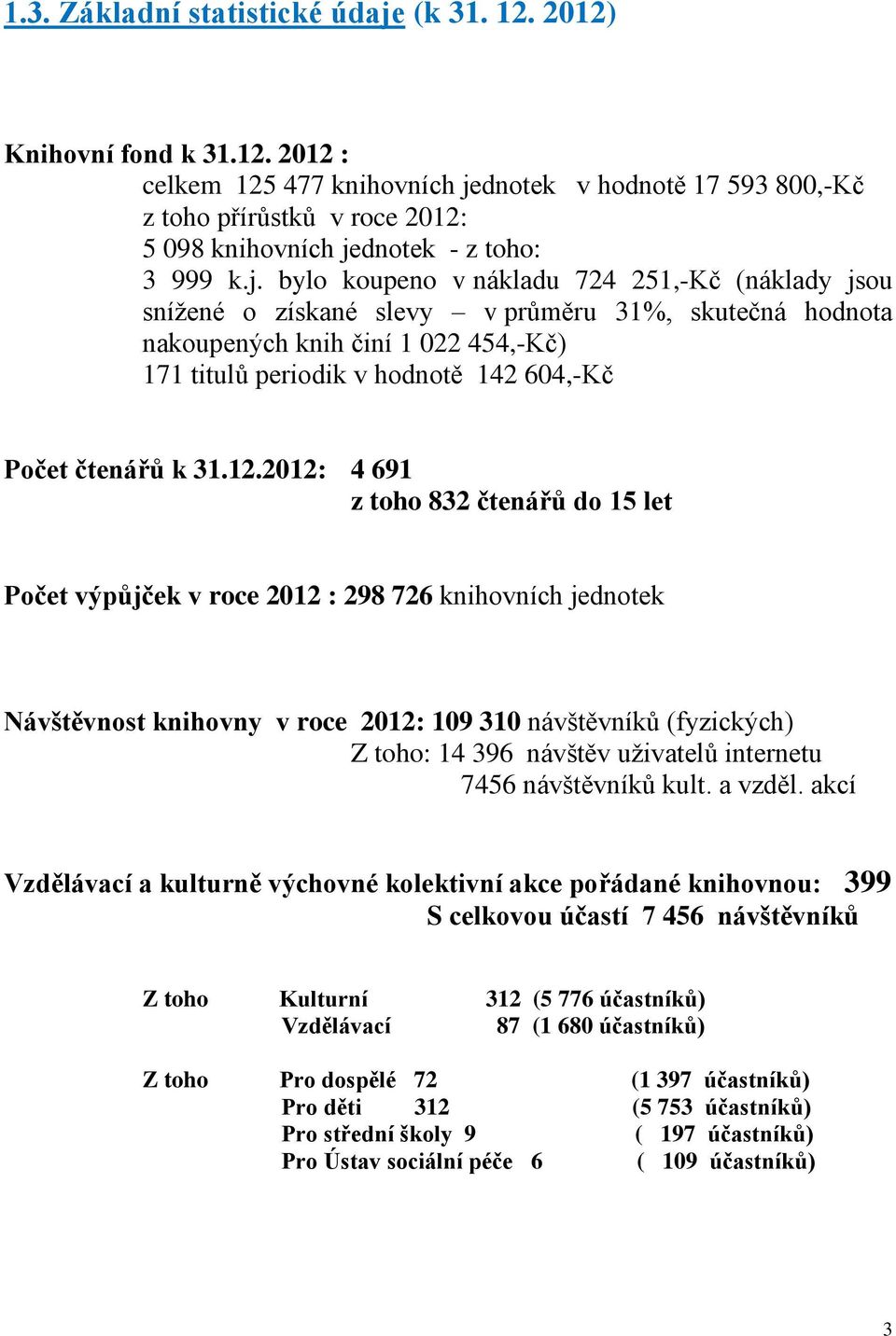 čtenářů k 31.12.