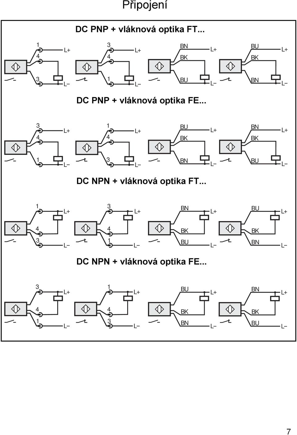 .. + + + + DC NPN + vláknová optika FT.